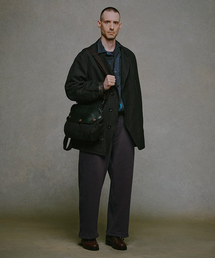 【AUBERGE】NADAR - NAVY / オーベルジュ ナダール カバードクロス ジャケット サックコート 2025AW 2025秋冬 正規取扱店 神奈川 鎌倉 オンラインショップ 通販