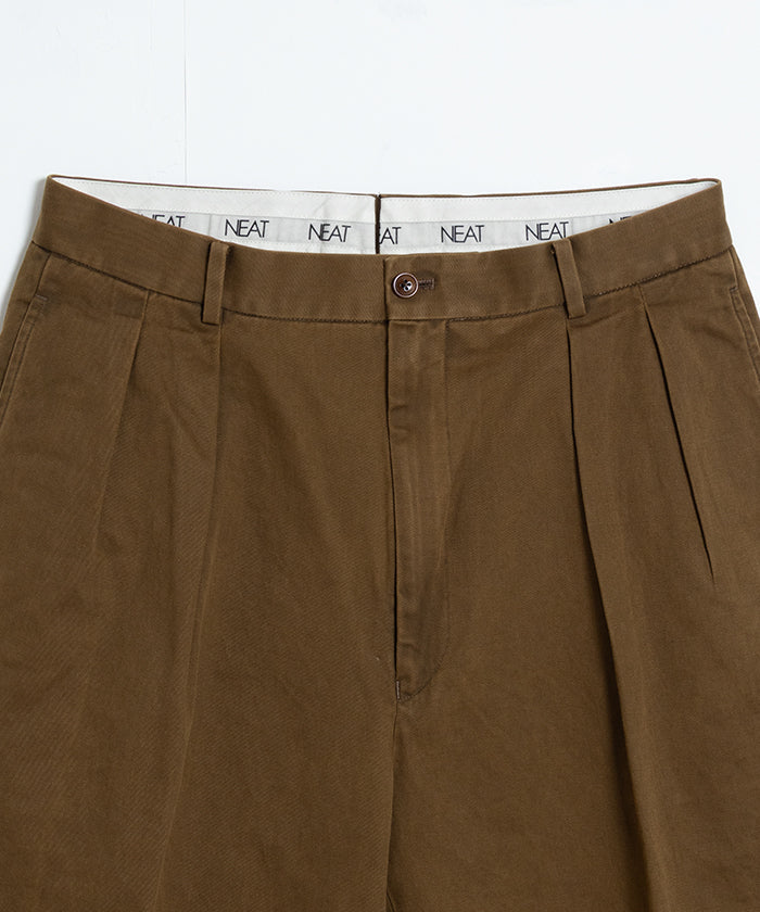 【NEAT】NEAT CHINO - FADE BROWN / ニート ニートチノ フェードブラウン 2025AW 正規取扱店 神奈川 鎌倉 オンラインショップ 通販