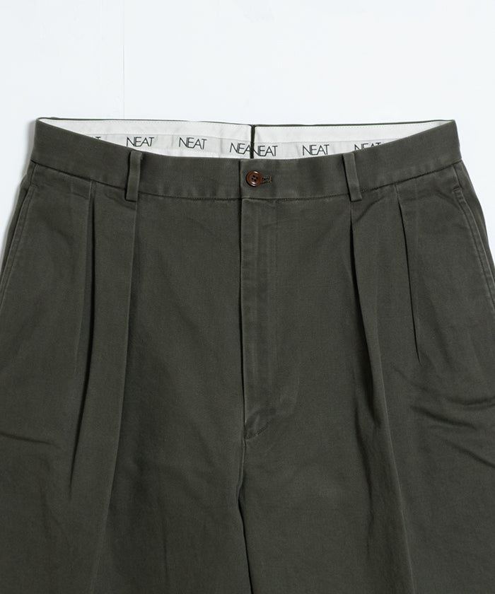 【NEAT】NEAT CHINO - FADE OLIVE / ニート ニートチノ フェードオリーブ 
2025AW 2025秋冬 正規取扱店 神奈川 鎌倉 オンラインショップ 通販