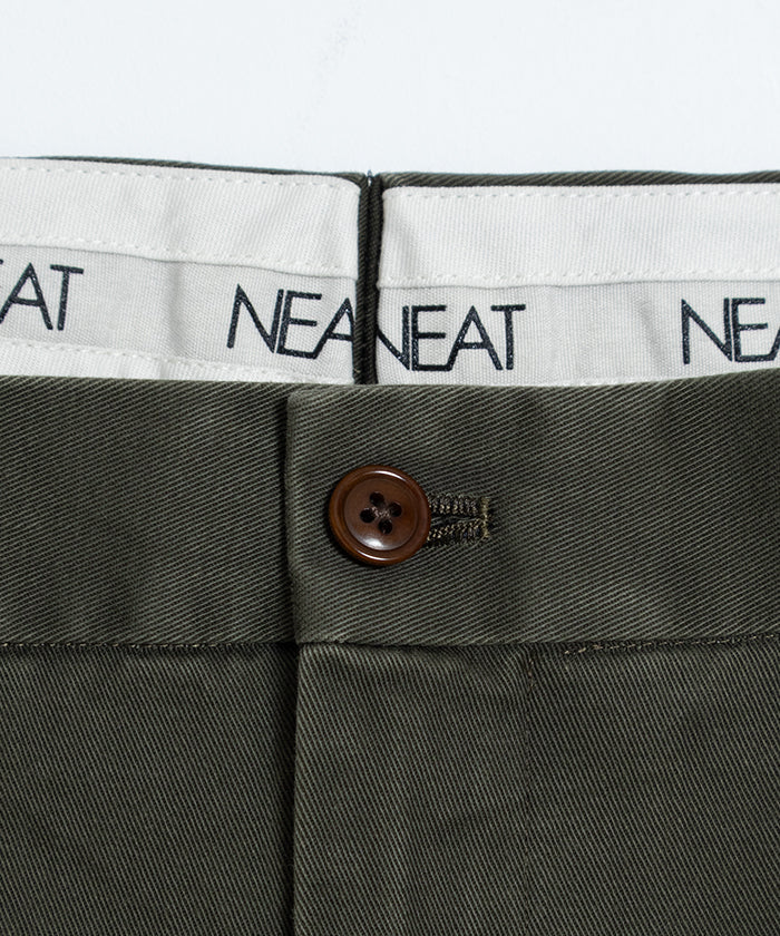 【NEAT】NEAT CHINO - FADE OLIVE / ニート ニートチノ フェードオリーブ 
2025AW 2025秋冬 正規取扱店 神奈川 鎌倉 オンラインショップ 通販