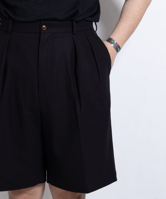 【NEAT】NEAT CHINO SHORTS - BLACK / ニート ニートチノショーツ ブラック 2025SS 2025春夏 正規取扱店 神奈川 鎌倉 オンラインショップ 通販 ショートパンツ