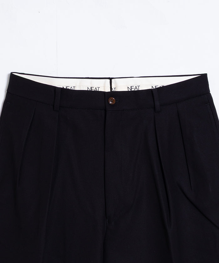【NEAT】NEAT CHINO SHORTS - BLACK / ニート ニートチノショーツ ブラック 2025SS 2025春夏 正規取扱店 神奈川 鎌倉 オンラインショップ 通販 ショートパンツ