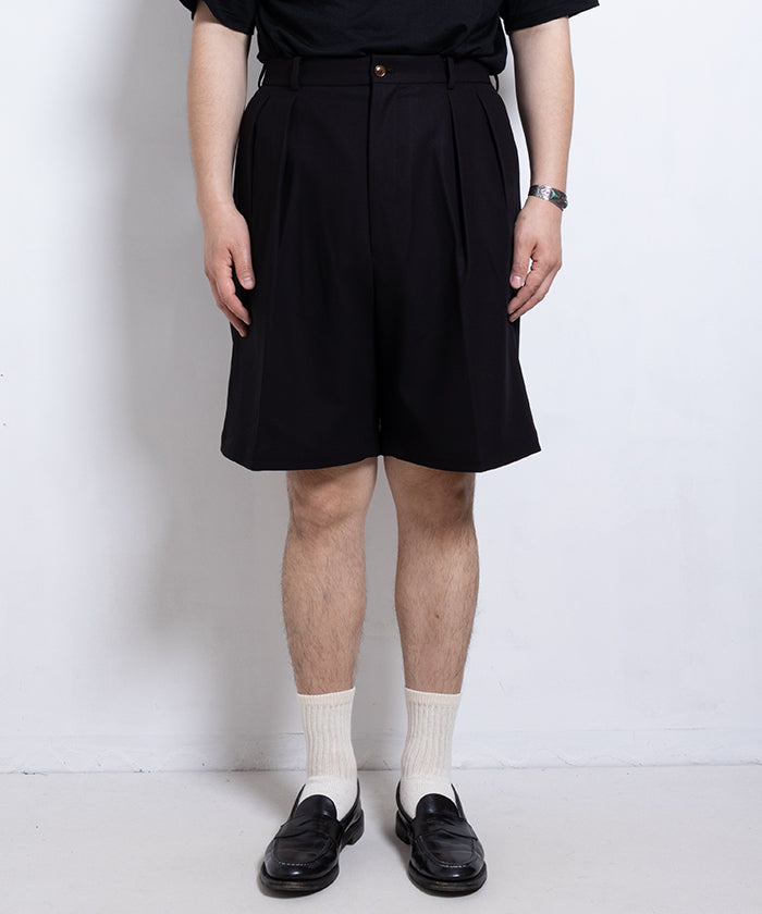 【NEAT】NEAT CHINO SHORTS - BLACK / ニート ニートチノショーツ ブラック 2025SS 2025春夏 正規取扱店 神奈川 鎌倉 オンラインショップ 通販 ショートパンツ