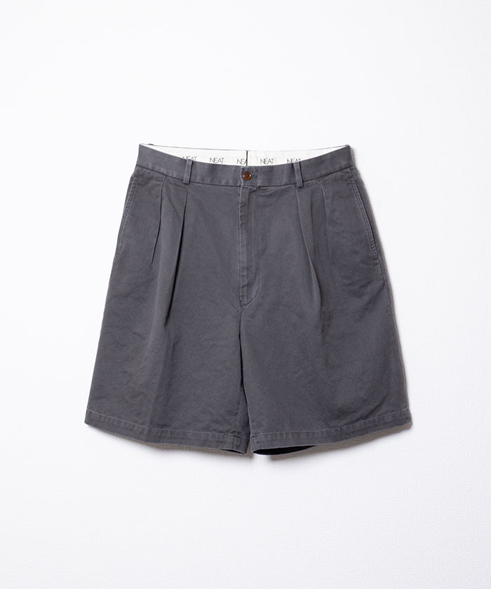 NEAT】NEAT CHINO SHORTS - FADE CHARCOAL / ニート ニートチノ