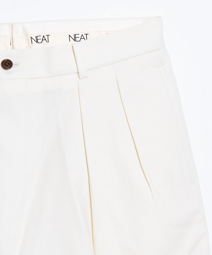 【NEAT】NEAT CHINO SHORTS - IVORY / ニート ニートチノショーツ アイボリー 2025SS 2025春夏 正規取扱店 神奈川 鎌倉 オンラインショップ 通販 ショートパンツ