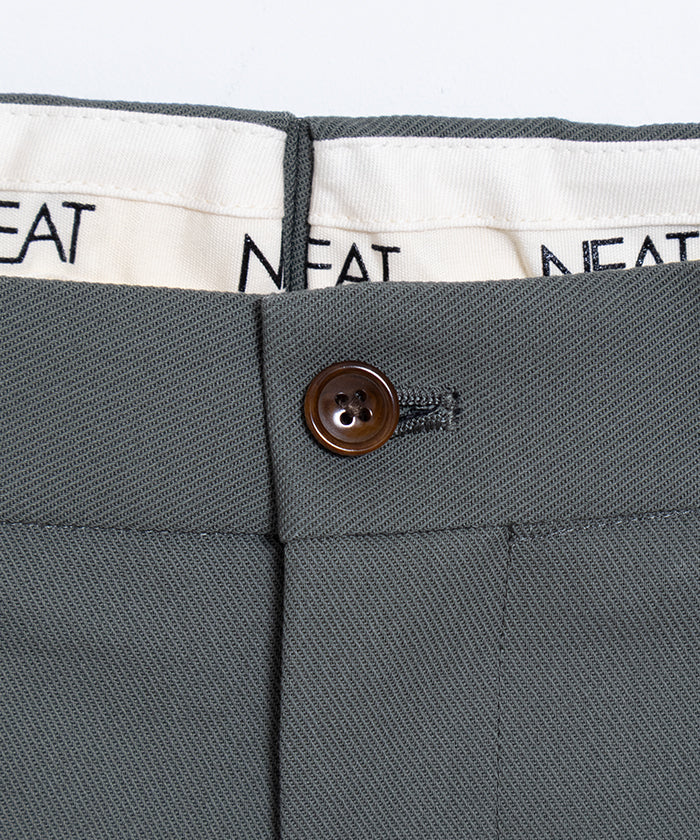 【NEAT】NEAT CHINO SHORTS - MOSS / ニート ニートチノショーツ モスグリーン 2025SS 2025春夏 正規取扱店 神奈川 鎌倉 オンラインショップ 通販 ショートパンツ