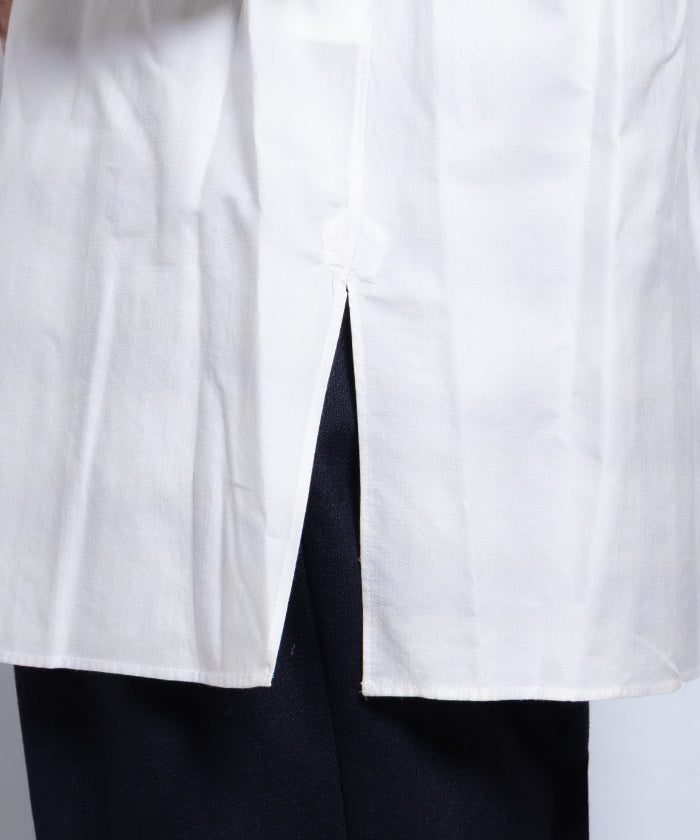 【AUBERGE】OMBRE ‐ P.GRAY × CREAM CHECK / オーベルジュ オンブレチェック オープンカラーシャツ グレー×クリーム 2025SS 2025春夏 長袖 開襟 シャツ 正規取扱店 神奈川 鎌倉 オンラインショップ 通販