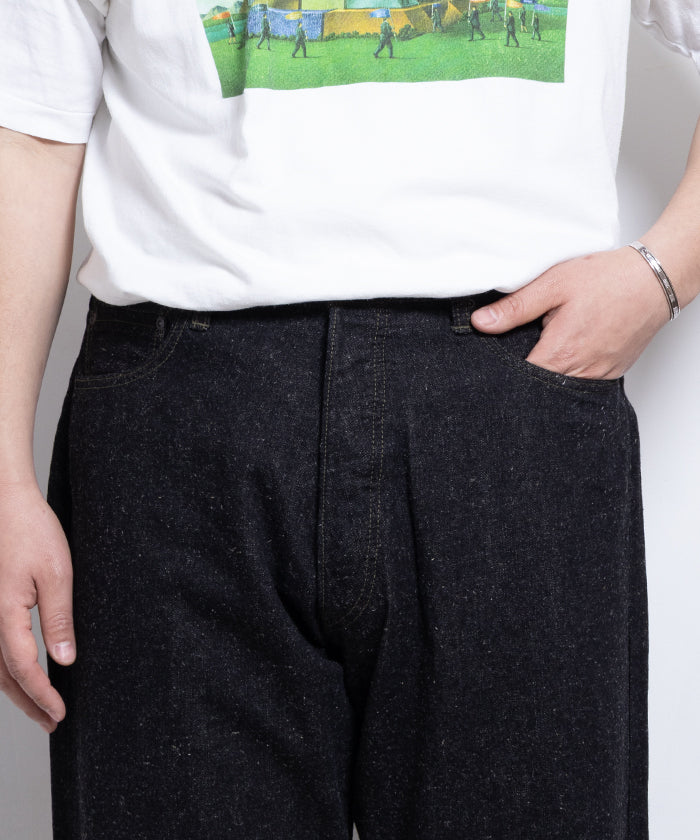 【OUTIL】PANTALON JASSY - BLACK / ウティ パンタロン ジャシー デニムパンツ ブラック デニム 2025SS 2025春夏 正規取扱店 神奈川 鎌倉 オンラインショップ 通販