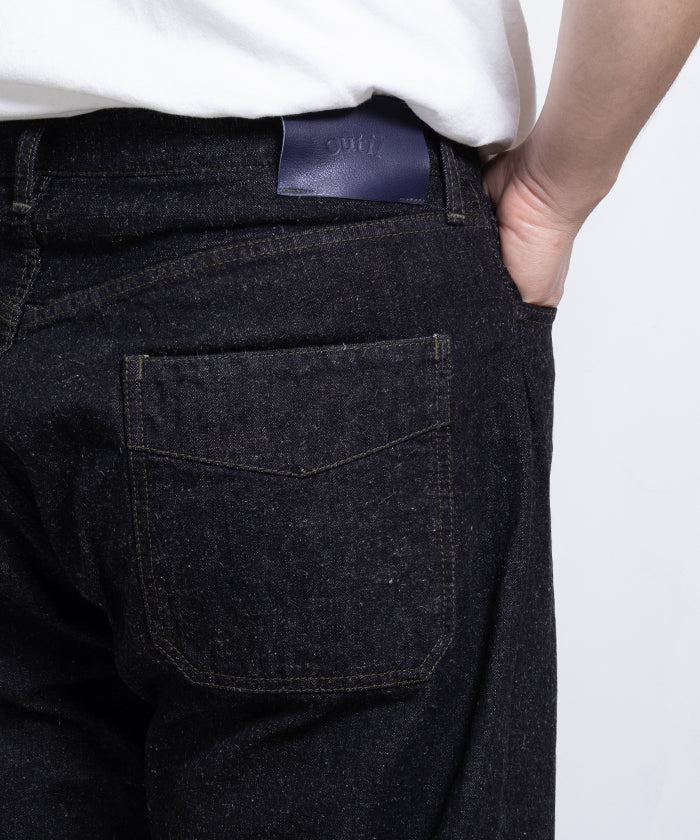 【OUTIL】PANTALON JASSY - BLACK / ウティ パンタロン ジャシー デニムパンツ ブラック デニム 2025SS 2025春夏 正規取扱店 神奈川 鎌倉 オンラインショップ 通販
