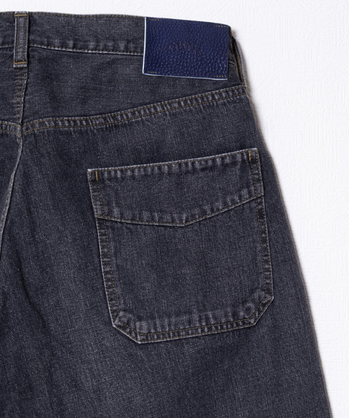 【OUTIL】PANTALON JASSY - FADED BLACK / ウティ パンタロン ジャシー デニムパンツ フェードブラック 2025AW 2025秋冬 正規取扱店 神奈川 鎌倉 レディース メンズ オンラインショップ 通販