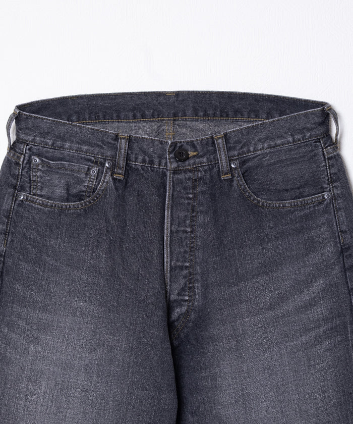 【OUTIL】PANTALON JASSY - FADED BLACK / ウティ パンタロン ジャシー デニムパンツ フェードブラック 2025AW 2025秋冬 正規取扱店 神奈川 鎌倉 レディース メンズ オンラインショップ 通販