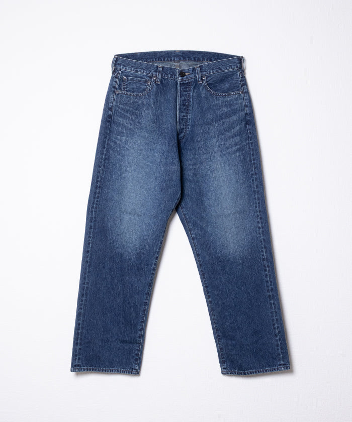 ウティ PANTALON JASSY USED デニムパンツ ジーンズ 青 2 OUTIL】PANTALON JASSY - USED / ウティ パンタロン ジャシー デニム