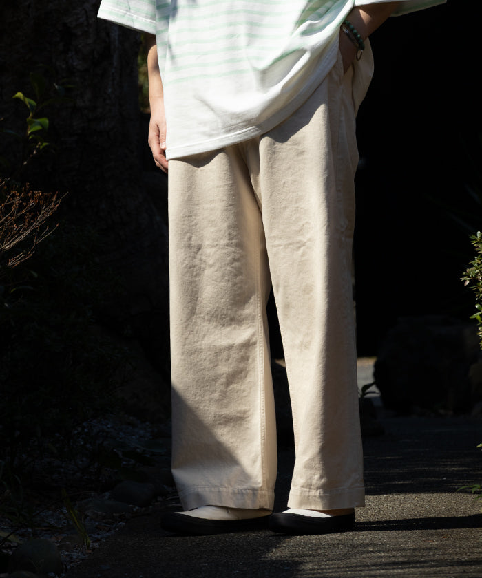 【OUTIL】PANTALON MEYNES - ECRU / ウティ パンタロン メーヌ アメリカ軍M1945KHAKI 2025SS 2025春夏 正規取扱店 神奈川 鎌倉 ARZACH KAMAKURA アルザック鎌倉 オンラインショップ 通販