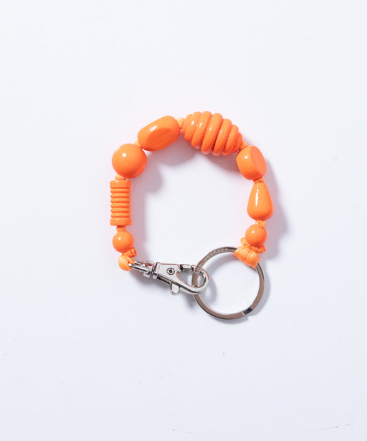 【Ina Seifart】PERLENMIX SHORT KEYHOLDER / イナ・セイファート パーレンミックス ショート キーホルダー キーチェーン ネオンオレンジ 正規取扱店 神奈川 鎌倉 オンラインショップ 通販