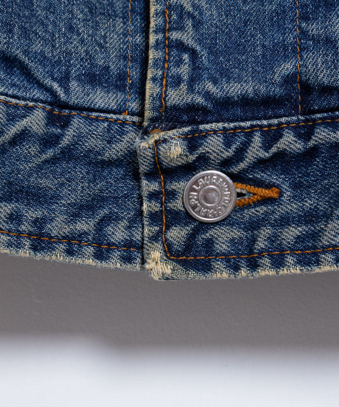 1990's POLO DENIM JACKET MADE IN USA / ポロ ラルフローレン デニムジャケット デニム Gジャン アメリカ製 古着 ヴィンテージ ビンテージ 通販 オンラインショップ 神奈川 鎌倉