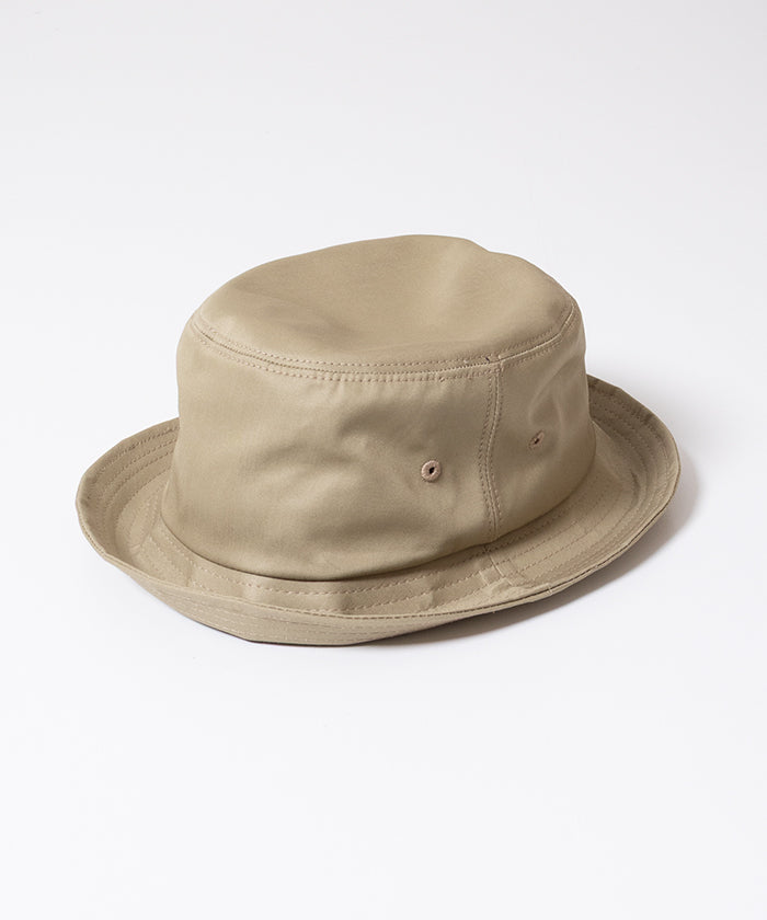 ポークパイとイギリス製割型「おまとめ発送」 5turtle ENGINEERED GARMENTS】PORKPIE HAT COTTON FRENCH TWILL - KHAKI