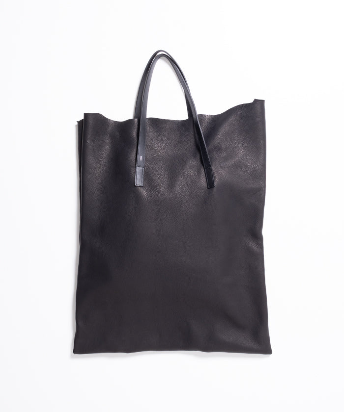 【HAAL】PRIMITIVE TOTE BAG DEER - BLACK / ハール プリミティブトートバッグ ディアスキン ブラック レザートートバッグ レザーバッグ 2025AW 2025秋冬 正規取扱店 神奈川 鎌倉 オンラインショップ 通販