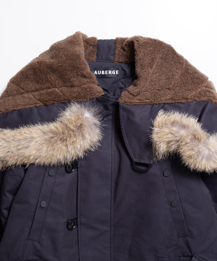 【AUBERGE】REGIONS - CHARCOAL NAVY / オーベルジュ レジオン N3B コート 2025AW 2025秋冬 正規取扱店 神奈川 鎌倉 オンラインショップ 通販 服