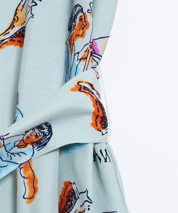 【Aloha Blossom】RYUKYU SOUVENIOR DRESS  / アロハブロッサム レーヨン ワンピース ドレス レディース 琉球スーベニア 2025SS 2025春夏 正規取扱店 神奈川 鎌倉 オンラインショップ 通販