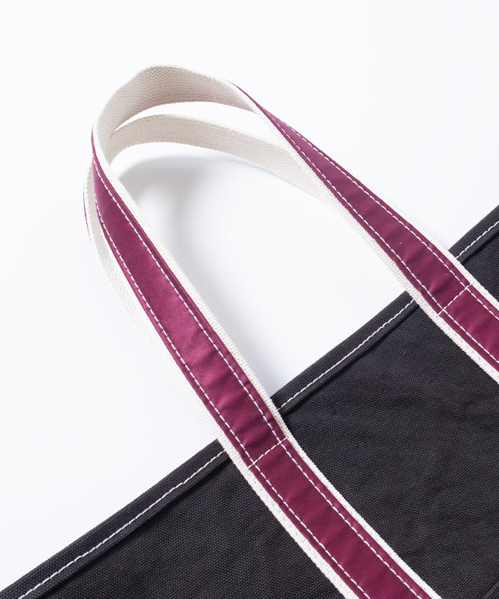 【OUTIL】SAC COLMAR - BLACK / BEAUJOLAIS / ウティ キャンバス トートバッグ 帆布バッグ 2025AW 2025秋冬 正規取扱店 神奈川 鎌倉 オンラインショップ 通販 メンズ レディース