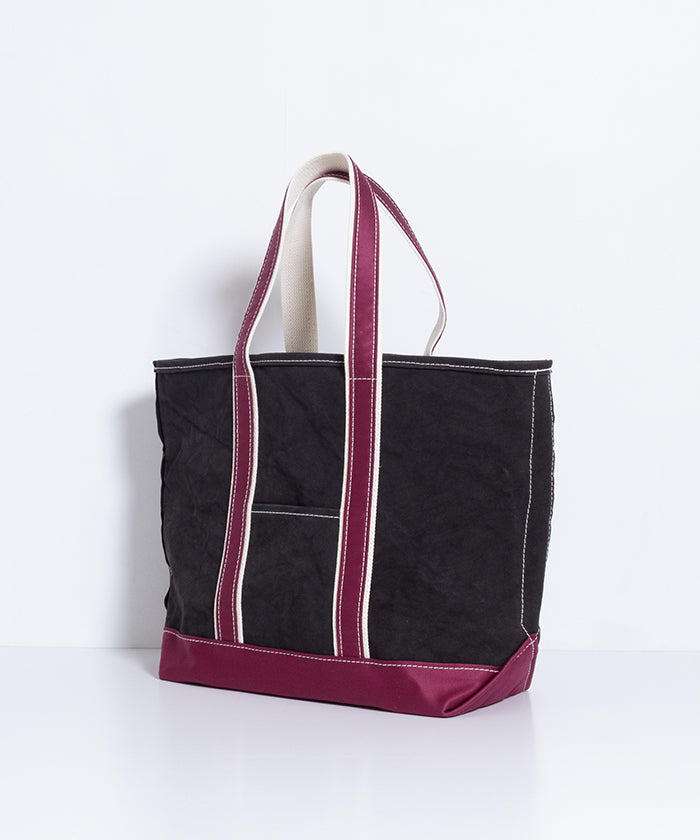 【OUTIL】SAC COLMAR - BLACK / BEAUJOLAIS / ウティ キャンバス トートバッグ 帆布バッグ 2025AW 2025秋冬 正規取扱店 神奈川 鎌倉 オンラインショップ 通販 メンズ レディース