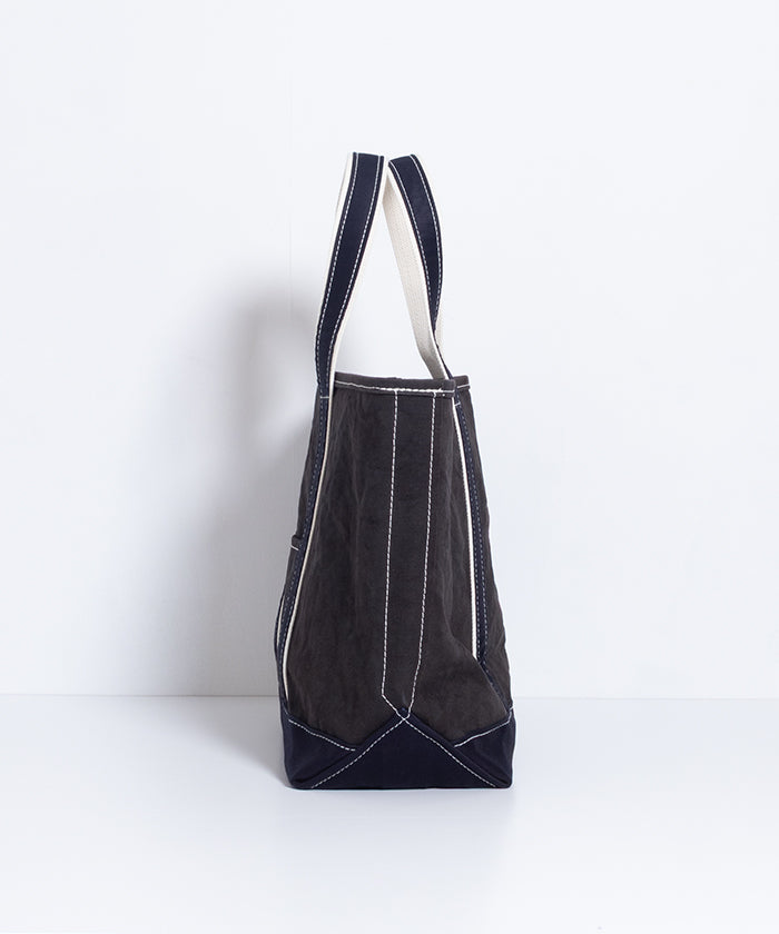 【OUTIL】SAC COLMAR - BLACK / BLACK INDIGO / ウティ キャンバス トートバッグ ブラック 黒 2025AW 2025秋冬 正規取扱店 神奈川 鎌倉 オンラインショップ 通販
