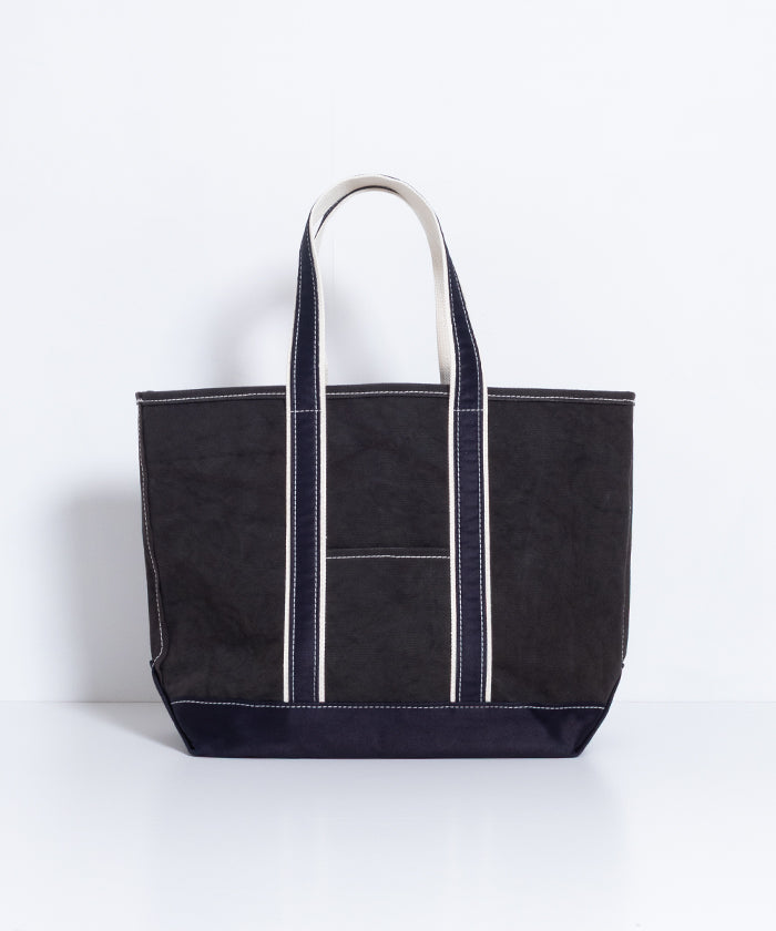 【OUTIL】SAC COLMAR - BLACK / BLACK INDIGO / ウティ キャンバス トートバッグ ブラック 黒 2025AW 2025秋冬 正規取扱店 神奈川 鎌倉 オンラインショップ 通販