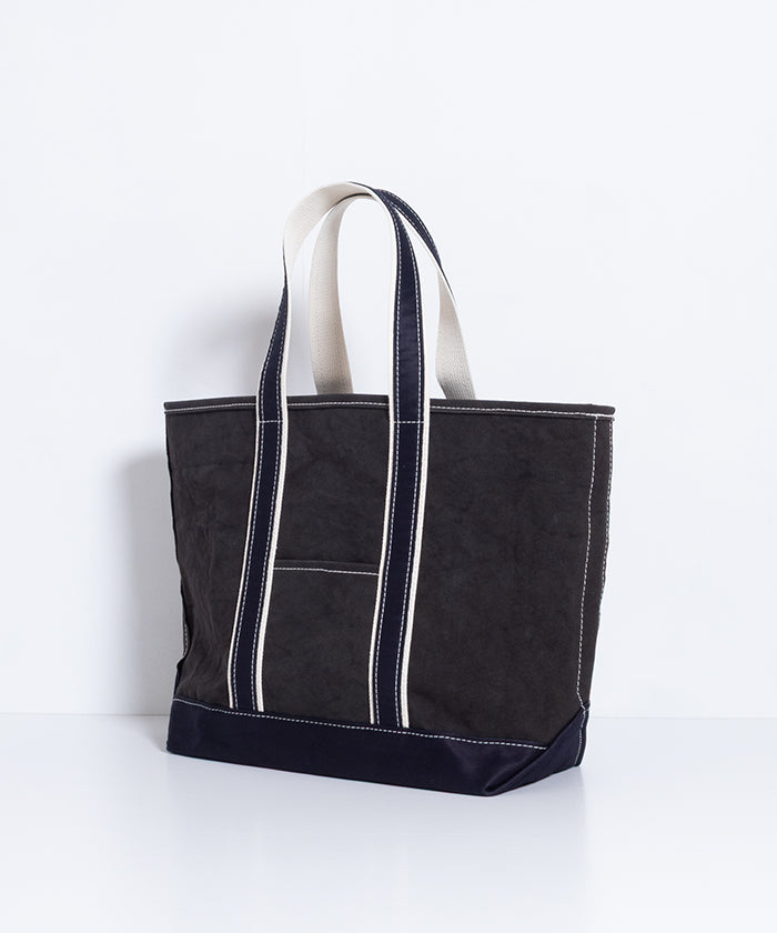 【OUTIL】SAC COLMAR - BLACK / BLACK INDIGO / ウティ キャンバス トートバッグ ブラック 黒 2025AW 2025秋冬 正規取扱店 神奈川 鎌倉 オンラインショップ 通販