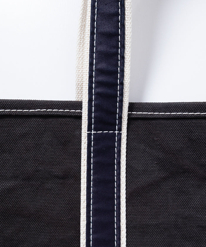 【OUTIL】SAC COLMAR - BLACK / BLACK INDIGO / ウティ キャンバス トートバッグ ブラック 黒 2025AW 2025秋冬 正規取扱店 神奈川 鎌倉 オンラインショップ 通販