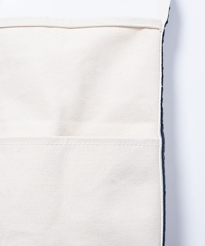 【OUTIL】SAC MOUCHARD BOUTEILLE - ECRU / INDIGO / ウティ キャンバス バッグ 2025SS 帆布バッグ 新作 正規取扱店 神奈川 鎌倉 通販 オンラインショップ