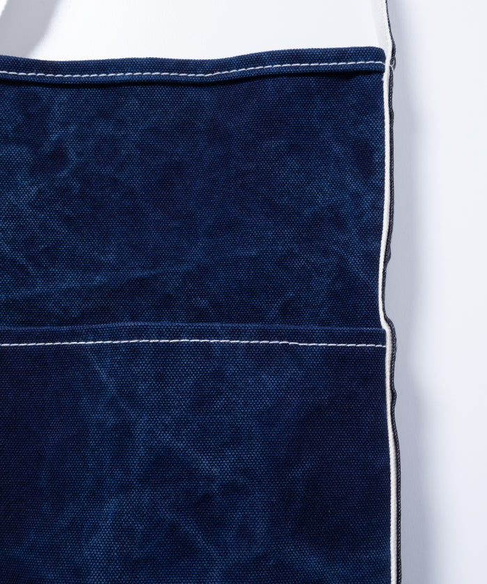 【OUTIL】SAC MOUCHARD BOUTEILLE - INDIGO / INDIGO / ウティ インディゴ染め キャンバス バッグ 2025SS 2025春夏 新作 正規取扱店 神奈川 鎌倉 通販 オンラインショップ