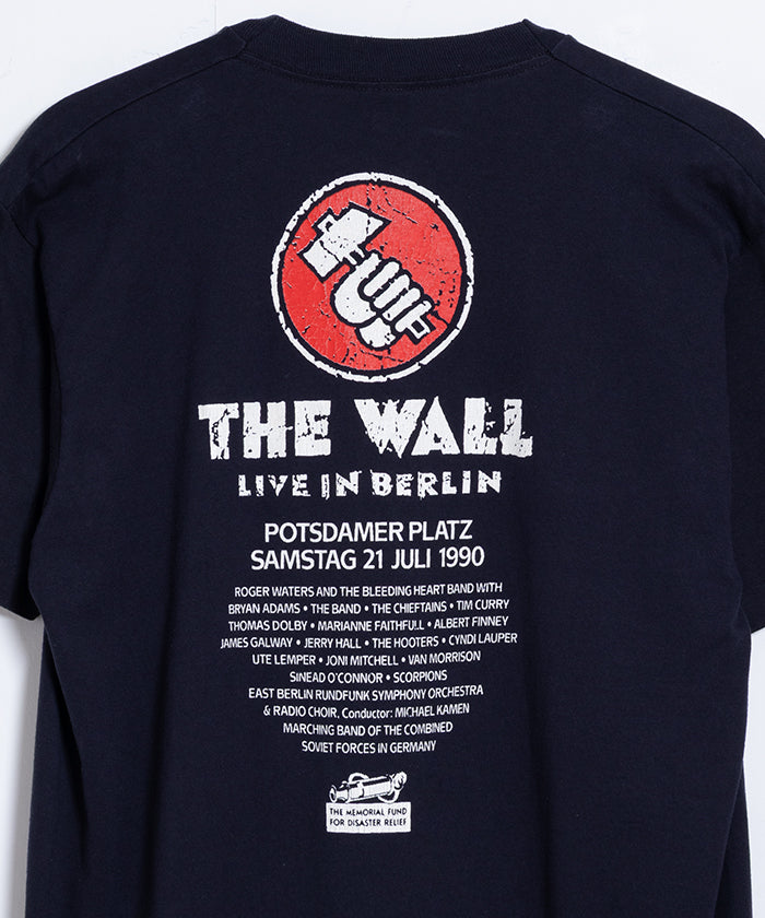 1990's SCREENSTARS TEE PINK FLOYD THE WALL LIVE IN BERLIN 1990 / ピンクフロイド ザ・ウォール アルバム ライブTシャツ バンドTシャツ ブラック アメリカ製 オンラインショップ 通販 ヴィンテージ ビンテージ