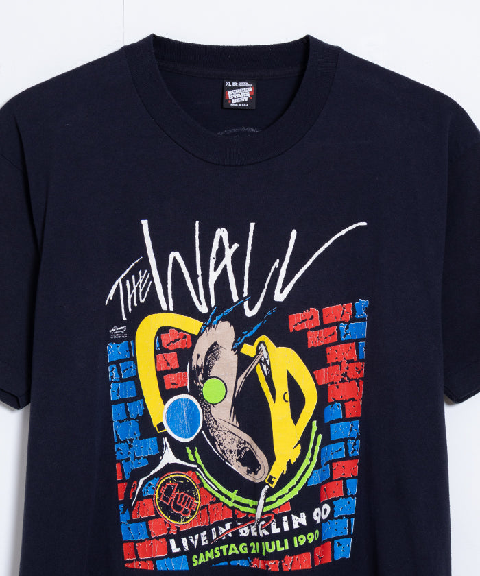 1990's SCREENSTARS TEE PINK FLOYD THE WALL LIVE IN BERLIN 1990 / ピンクフロイド ザ・ウォール アルバム ライブTシャツ バンドTシャツ ブラック アメリカ製 オンラインショップ 通販 ヴィンテージ ビンテージ