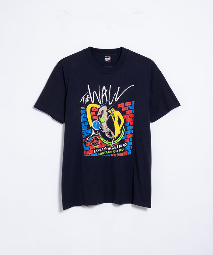 1990's SCREENSTARS TEE PINK FLOYD THE WALL LIVE IN BERLIN 1990 / ピンクフロイド ザ・ウォール アルバム ライブTシャツ バンドTシャツ ブラック アメリカ製 オンラインショップ 通販 ヴィンテージ ビンテージ