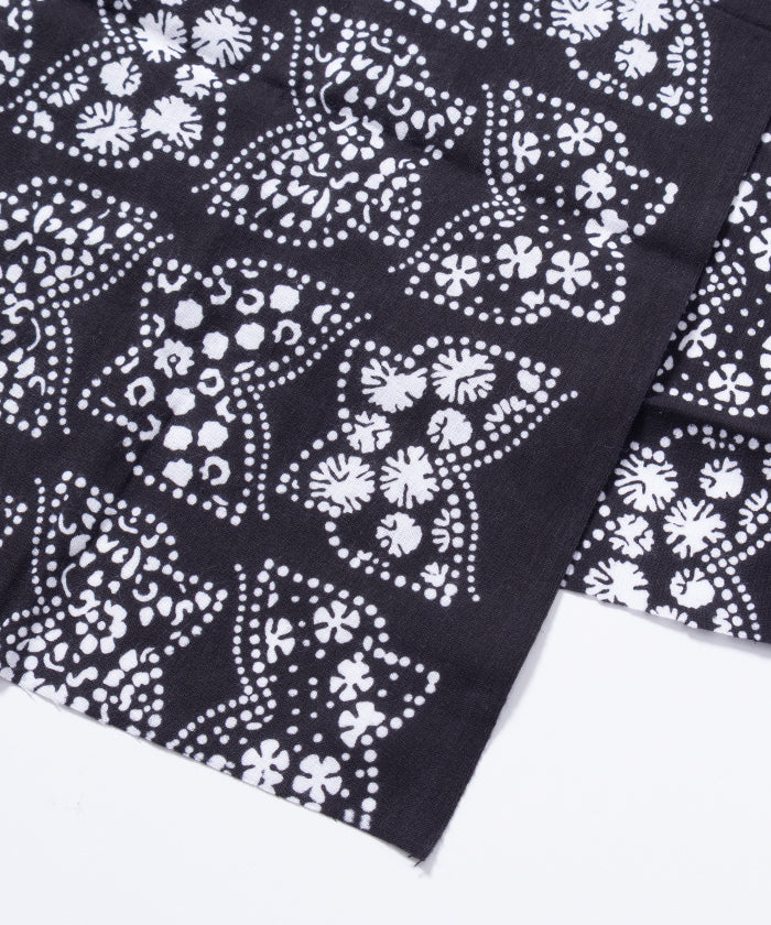 【Needles】TENUGUI BANDANA PAPILLON - BLACK / ニードルズ 手拭い バンダナ パピヨン 2025AW 2025秋冬 正規取扱店 神奈川 鎌倉 オンラインショップ 通販