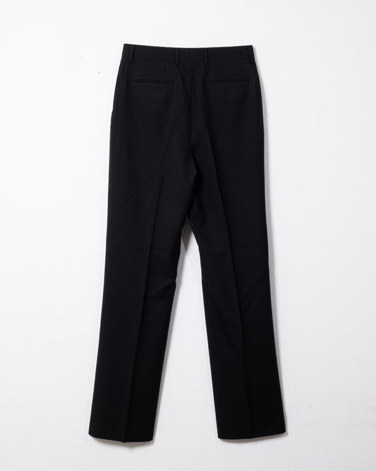 NEAT THE GABARDINE WIDE BLACK バックスタイル全体