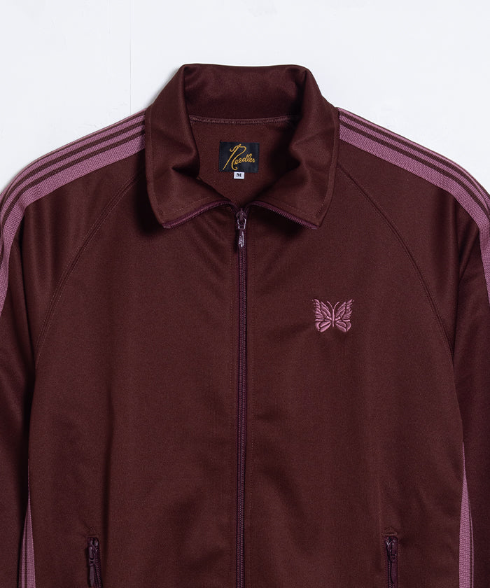 【Needles】TRACK JACKET POLY SMOOTH - BROWN / ニードルズ トラックジャケット ポリスムース ジャージ ブラウン 2025AW 2025秋冬 正規取扱店 神奈川 鎌倉 オンラインショップ 通販