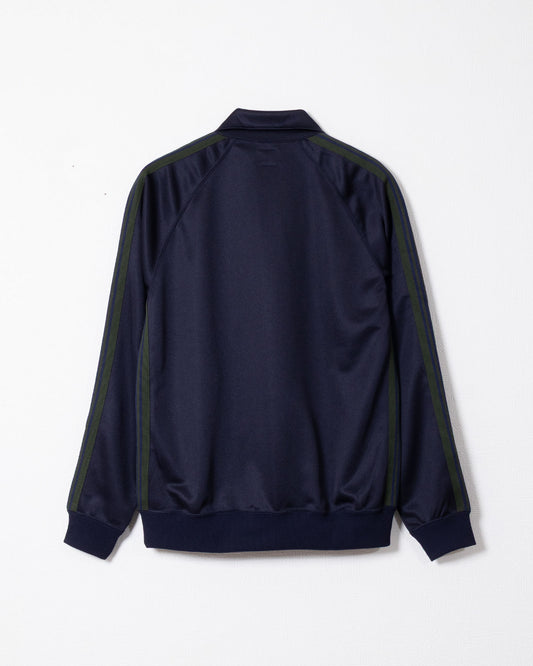 TRACK JACKET POLY SMOOTH - NAVY