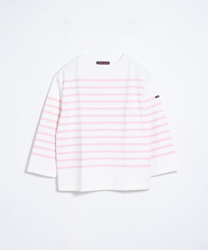 【OUTIL】TRICOT HABAS - OFF × CRYSTAL ROSE / ウティ ボーダー バスクシャツ 2025AW 2025秋冬 正規取扱店 神奈川 鎌倉 オンラインショップ 通販