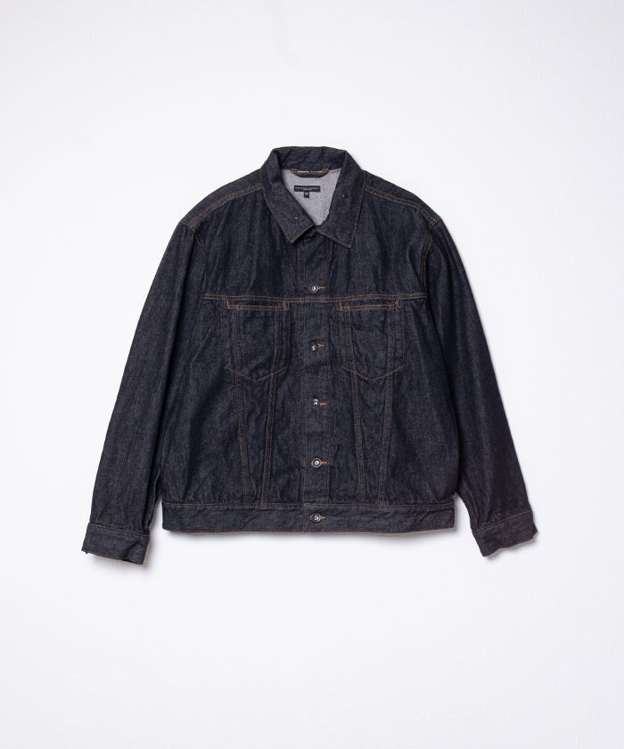 TYPE5 JEAN JACKET 14OZ CONE DENIM - BLACK