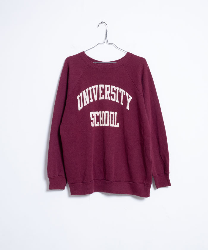 1980's CHAMPION SWEATSHIRT MADE IN USA UNIVERSITY SCHOOL / アメリカ製 チャンピオン クルーネックスウェット ヴィンテージ ビンテージ 古着