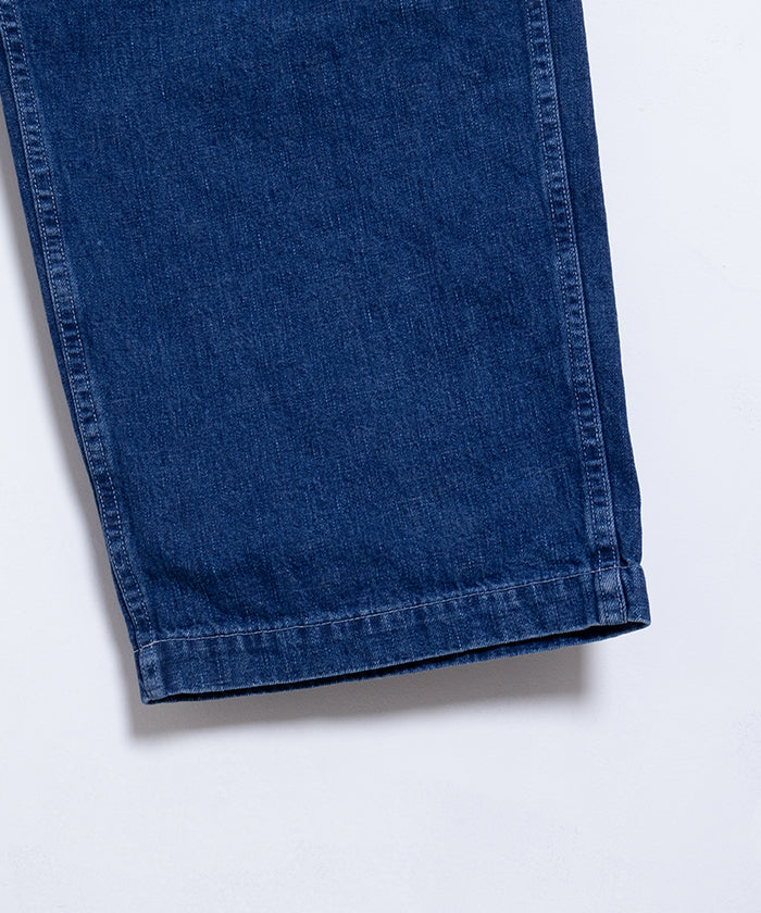 【INTERIM】USED SLUB YARN DENIM BAKER PANTS / インテリム ユーズド スラブヤーン デニム ベイカーパンツ デニムパンツ ユーズドウォッシュ 2025SS 2025春夏 正規取扱店 神奈川 鎌倉オンラインショップ 通販