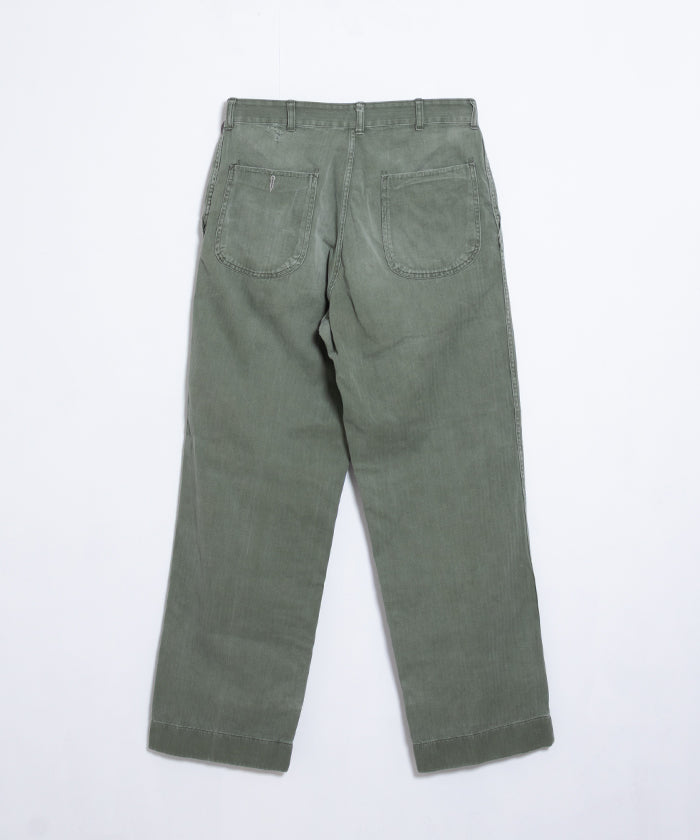 1950's USMC P-53 HBT PANTS / アメリカ海兵隊 P-53 ヘリンボーンツイルパンツ ヴィンテージ ビンテージ 古着 軍モノ 軍パン 実物 オンラインショップ 通販