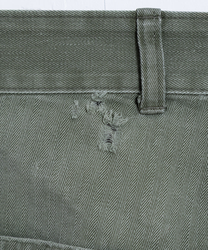 1950's USMC P-53 HBT PANTS / アメリカ海兵隊 P-53 ヘリンボーンツイルパンツ ヴィンテージ ビンテージ 古着 軍モノ 軍パン 実物 オンラインショップ 通販