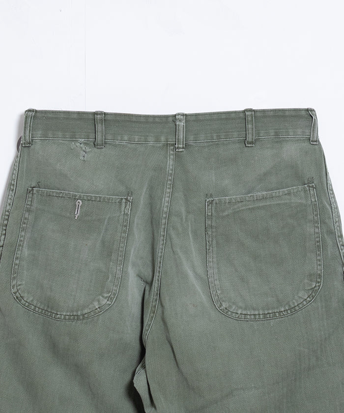 1950's USMC P-53 HBT PANTS / アメリカ海兵隊 P-53 ヘリンボーンツイルパンツ ヴィンテージ ビンテージ 古着 軍モノ 軍パン 実物 オンラインショップ 通販