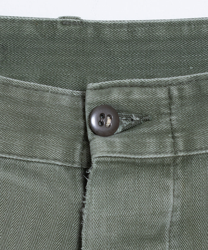 1950's USMC P-53 HBT PANTS / アメリカ海兵隊 P-53 ヘリンボーンツイルパンツ ヴィンテージ ビンテージ 古着 軍モノ 軍パン 実物 オンラインショップ 通販