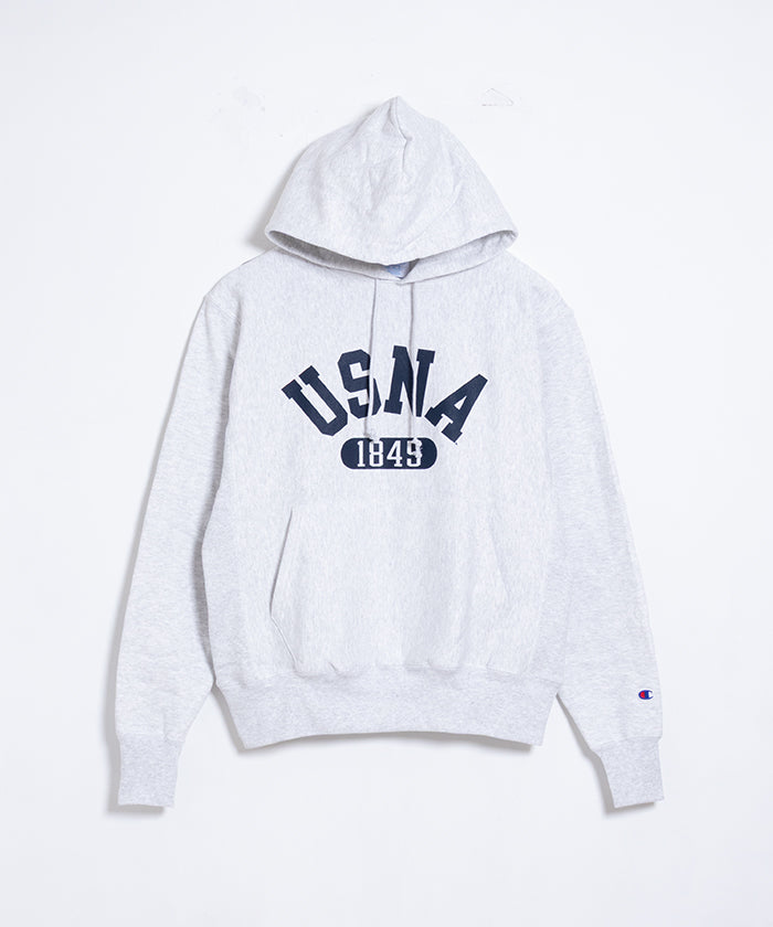 【CHAMPION USA】USNA 1845 CHAMPION REVERSE WEAVE HOODIE / アメリカ海軍兵学校 チャンピオンリバースウィーブ フーディー パーカー USA企画 正規取扱店 販売店 神奈川 鎌倉 オンラインショップ 通販
