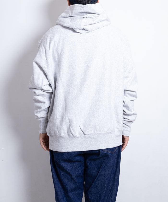 USNA ISSUE CHAMPION REVERSE WEAVE HOODIE - ASH GREY / アメリカ海軍兵学校 チャンピオンリバースウィーブ フーディー USA企画 通販