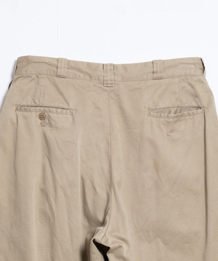 1960's US ARMY COTTON CHINO TROUSERS / アメリカ軍 コットン チノ トラウザーズ 34サイズ ヴィンテージ ビンテージ 古着 軍モノ 実物 通販 オンラインショップ 神奈川 鎌倉