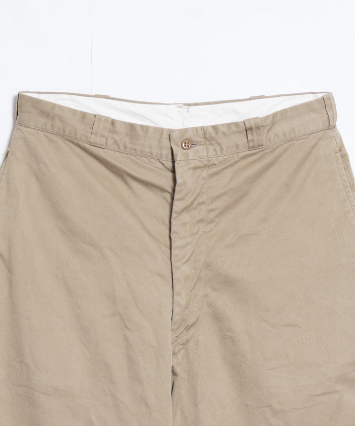 1960's US ARMY COTTON CHINO TROUSERS / アメリカ軍 コットン チノ トラウザーズ 34サイズ ヴィンテージ ビンテージ 古着 軍モノ 実物 通販 オンラインショップ 神奈川 鎌倉